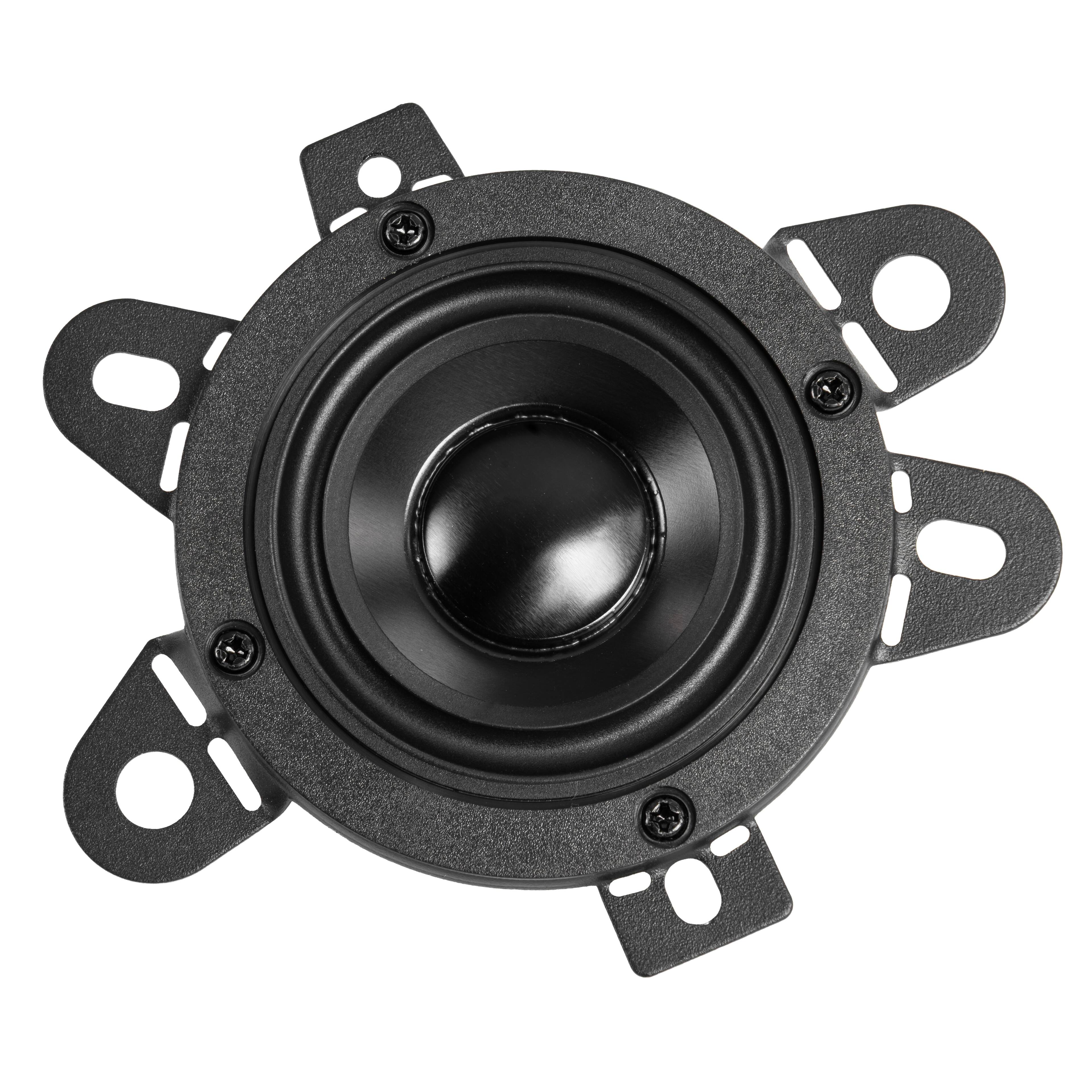 Alt View 6. NVX - XQS2 200W Peak (100W RMS) 2.5in X-Series NEO Midrange Speakers with adapters for select GM, Mopar, Toyota, Subaru and.