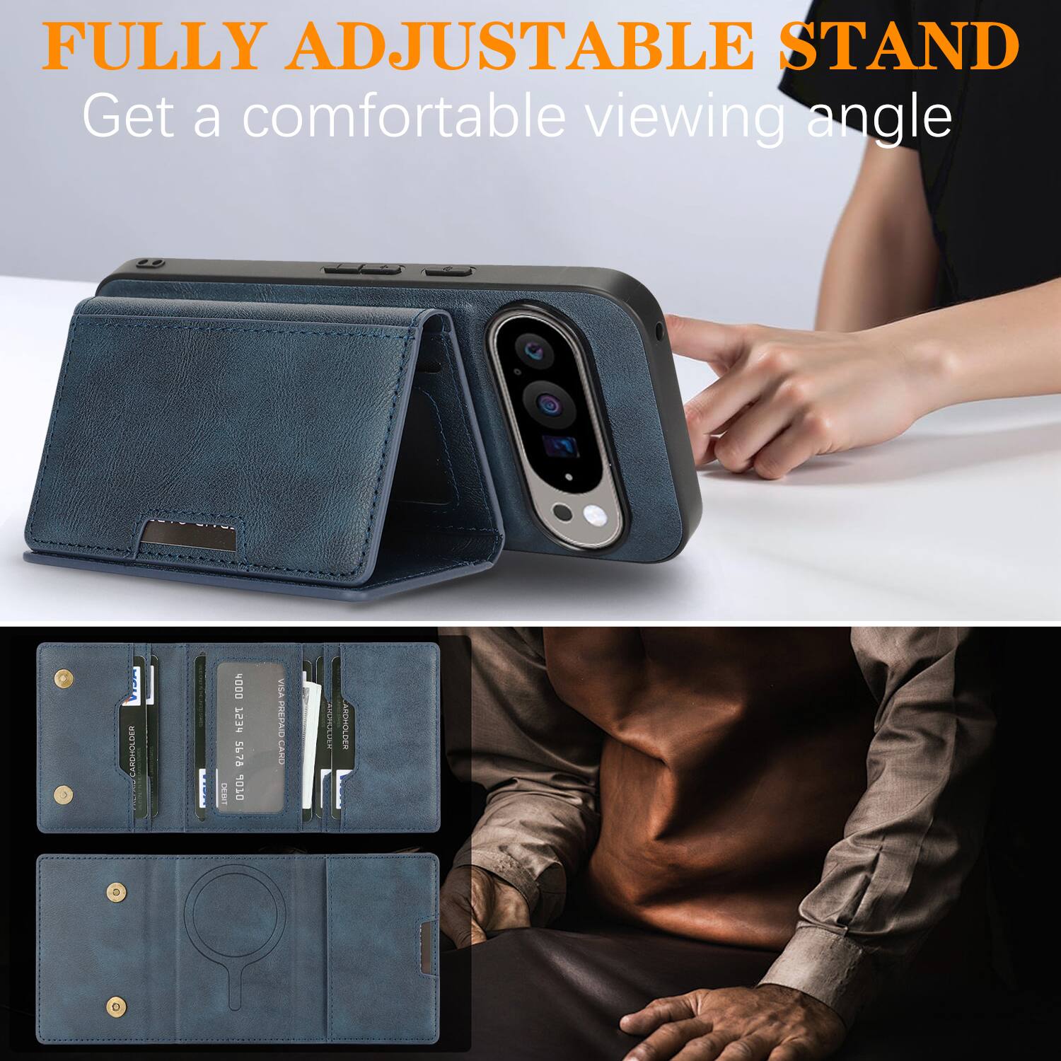 FULLY ADJUSTABLE STAND  
Get a comfortable viewing angle