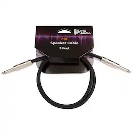 FocusProAudio - 1/4in to 1/4in Speaker Cable, 3ft (14 Gauge Wire)
