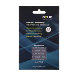 Gelid Solutions - GP-Ultimate 15W-Thermal Pad 90x50x3.0mm (2pcs). Excellent Heat Conduction, Ideal Gap Filler.