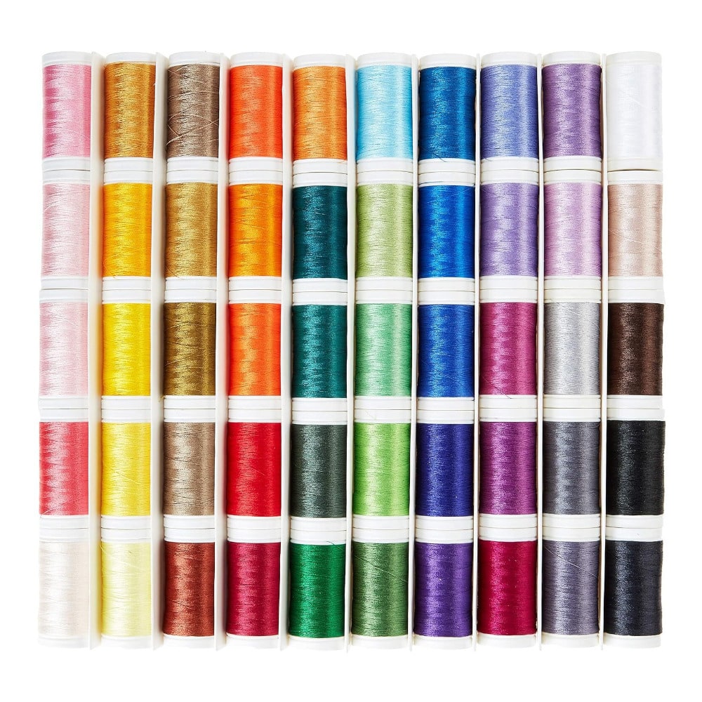 Brother Mobile Solutions - Brother Designio 50-Piece Embroidery Thread Set