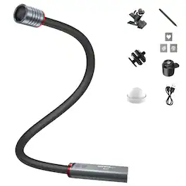 Neewer - BASICS ML01 4W Bendable Macro LED Light, USB-C, 2500mAh, CRI95, Gray - Gray