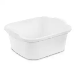 Sterilite - Durable Reinforced Plastic 12 Quart Kitchen Dishpan, (32 Pack) - White