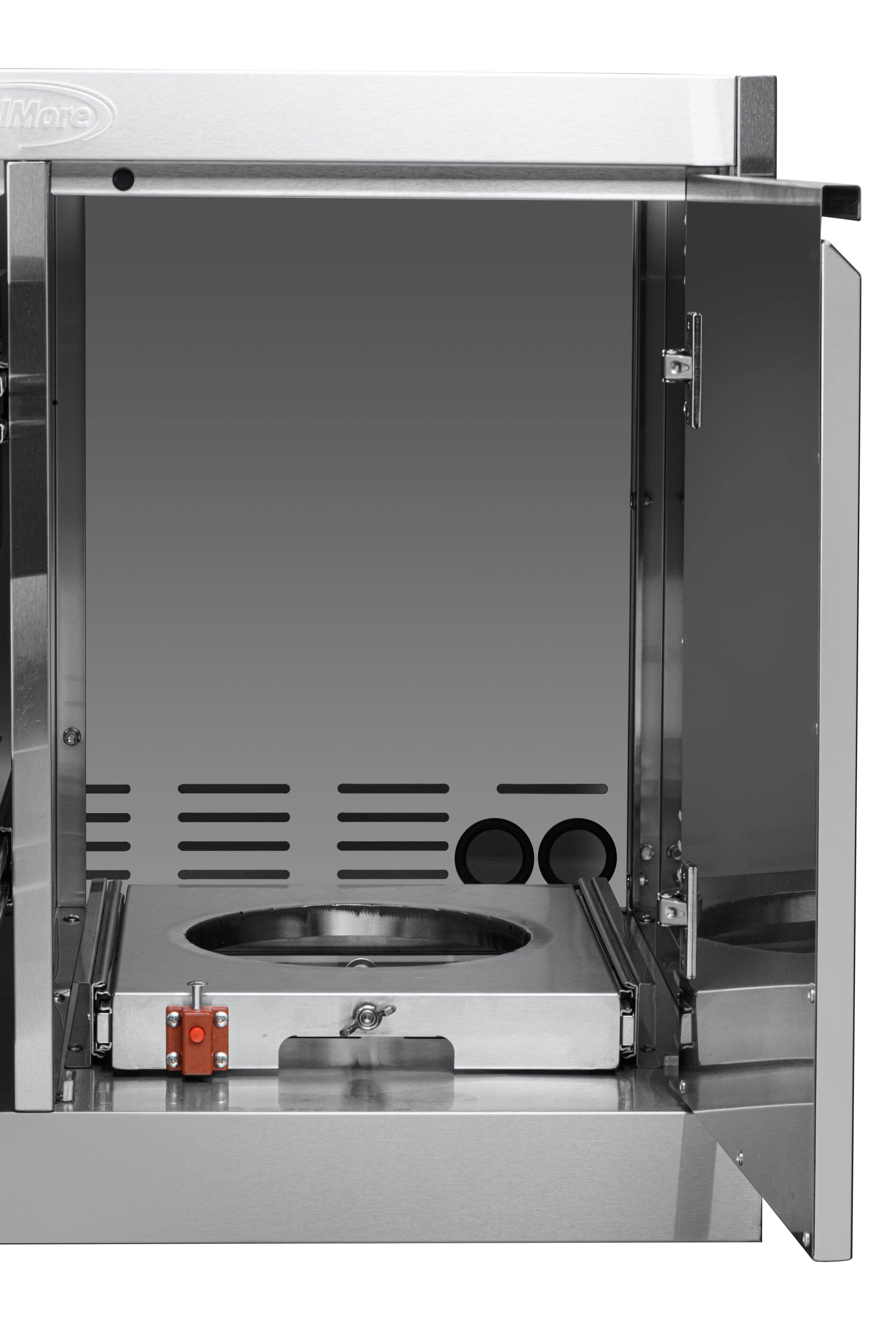 Alt View 7. Koolmore - 32 in. Outdoor Stainless-Steel Cabinet for Built-in BBQ Grill with 2 Drawers (KM-OKS-BQ30CAB) - Stainless Steel.