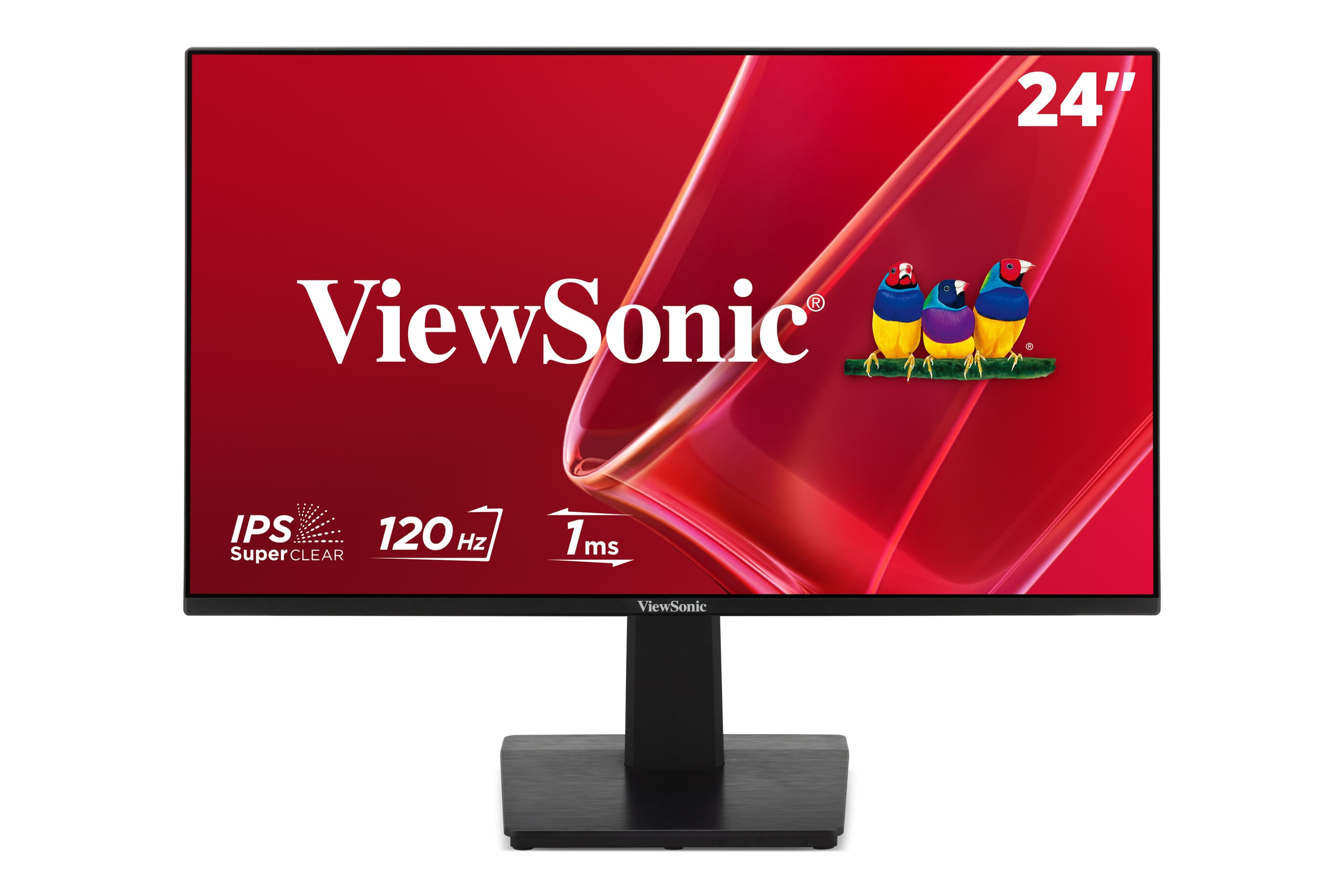ViewSonic - VA2448-MH 24" 1080p IPS Monitor with 120Hz, Variable Refresh Rate, Eye Care, HDMI, and VGA Inputs - Black