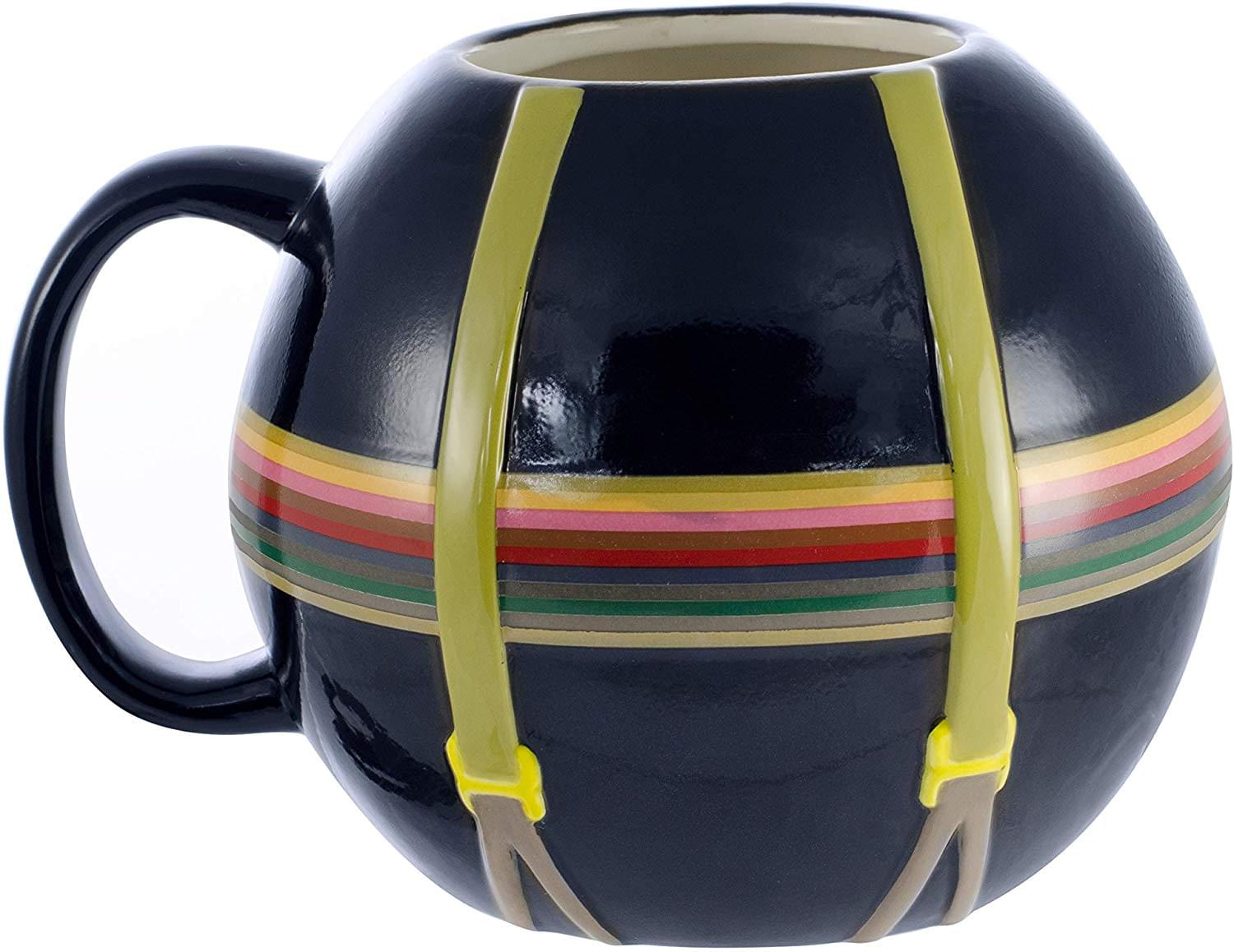 Alt View 1. Seven20 - Doctor Who 13th Doctor with Rainbow Stripes 20oz Ceramic Coffee Mug - Brown.