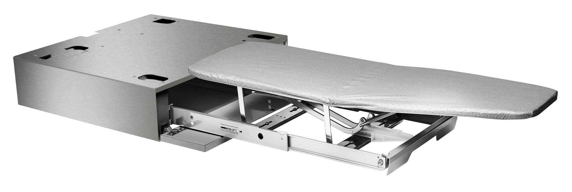Front. Asko - Hidden Helper - Ironing Board - White.