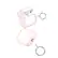 Alt View 16. SaharaCase - Hybrid Flex Series Case for Apple AirPods Pro (2nd Generation) - Transparent Pink.