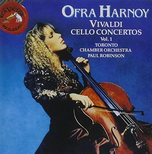 RCA Victor Red Seal

Ofra Harnoy  
Vivaldi  
Cello Concertos  
Vol. 1  
Toronto Chamber Orchestra  
Paul Robinson