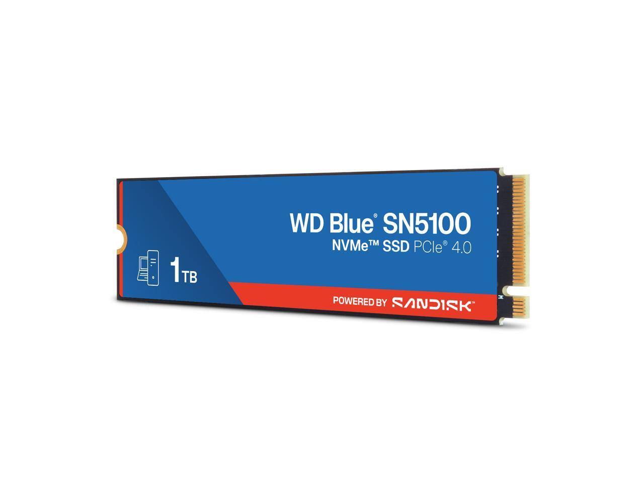 WD Blue SN5100  
1TB  
NVMe™ SSD PCIe® 4.0  
POWERED BY SANDISK