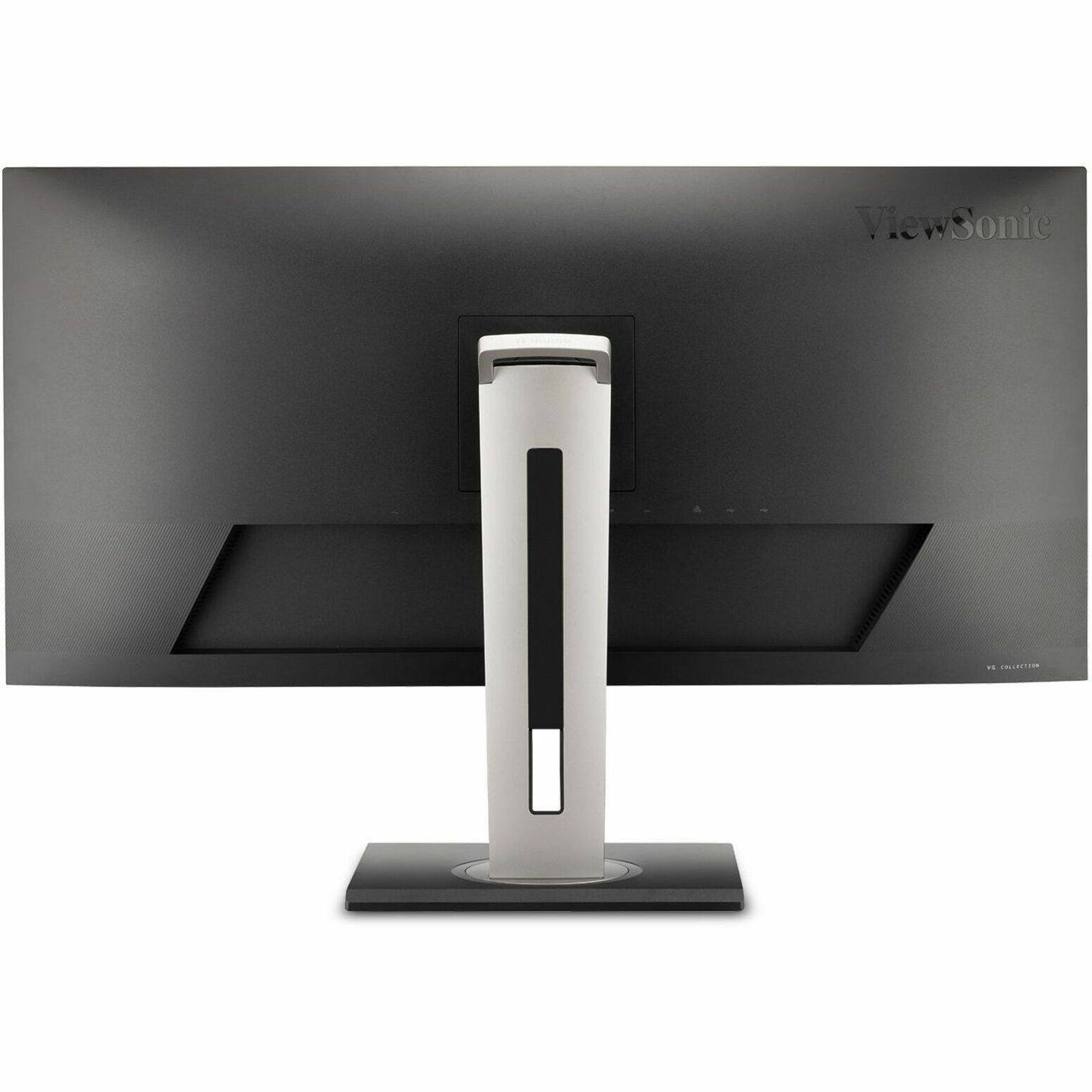 Alt View 11. ViewSonic - VG3456A 34" IPS LCD UltraWide QHD Monitor (HDMI, DP, USB-C) - Black.