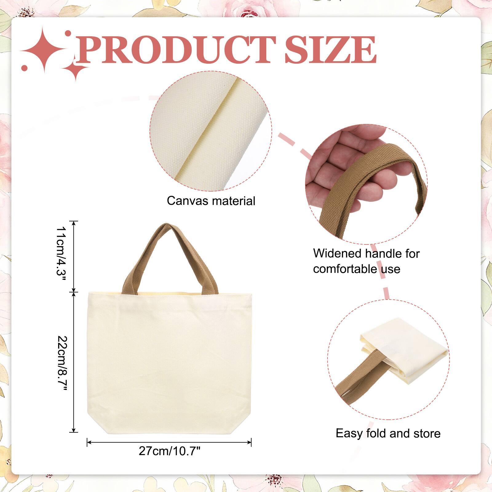 PRODUCT SIZE

- Canvas material
- Widened handle for comfortable use
- Easy fold and store

Dimensions:
- Height: 11cm/4.3"
- Width: 27cm/10.7"
- Depth: 22cm/8.7"