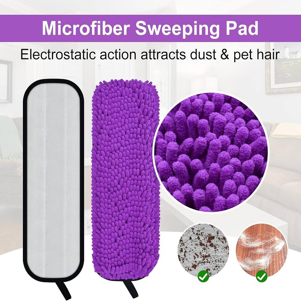 Microfiber Sweeping Pad

Electrostatic action attracts dust & pet hair