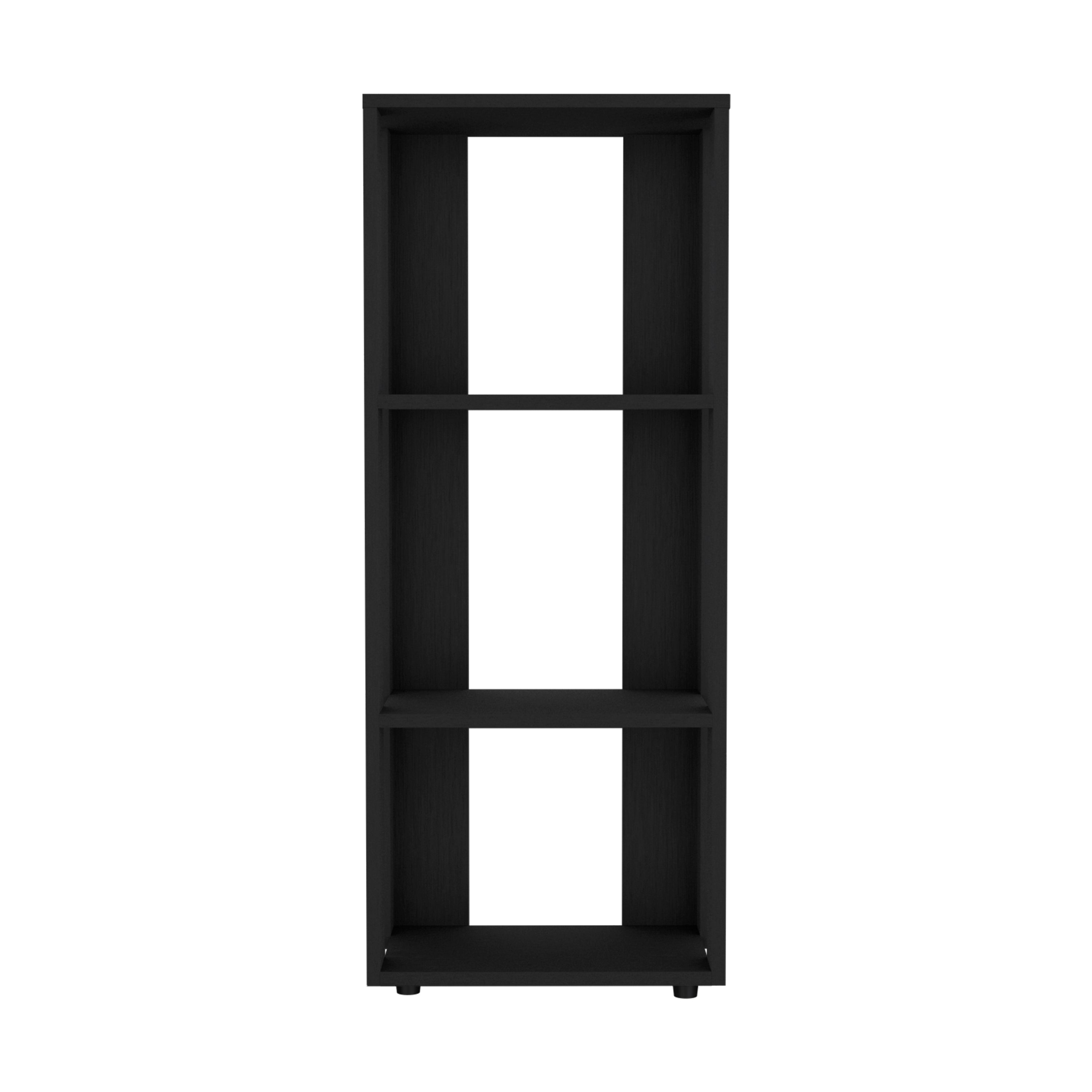 Back. Depot Eshop - Laurier Office Library, 3 Shelves - Black.