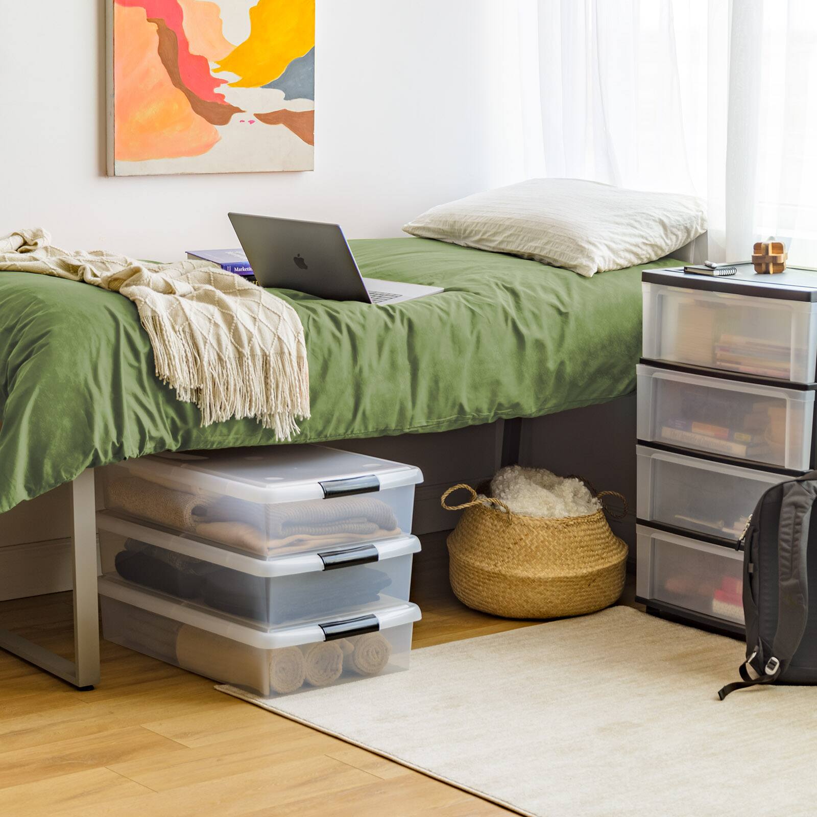 IRIS USA Plastic Under Bed Storage Containers - Best Buy