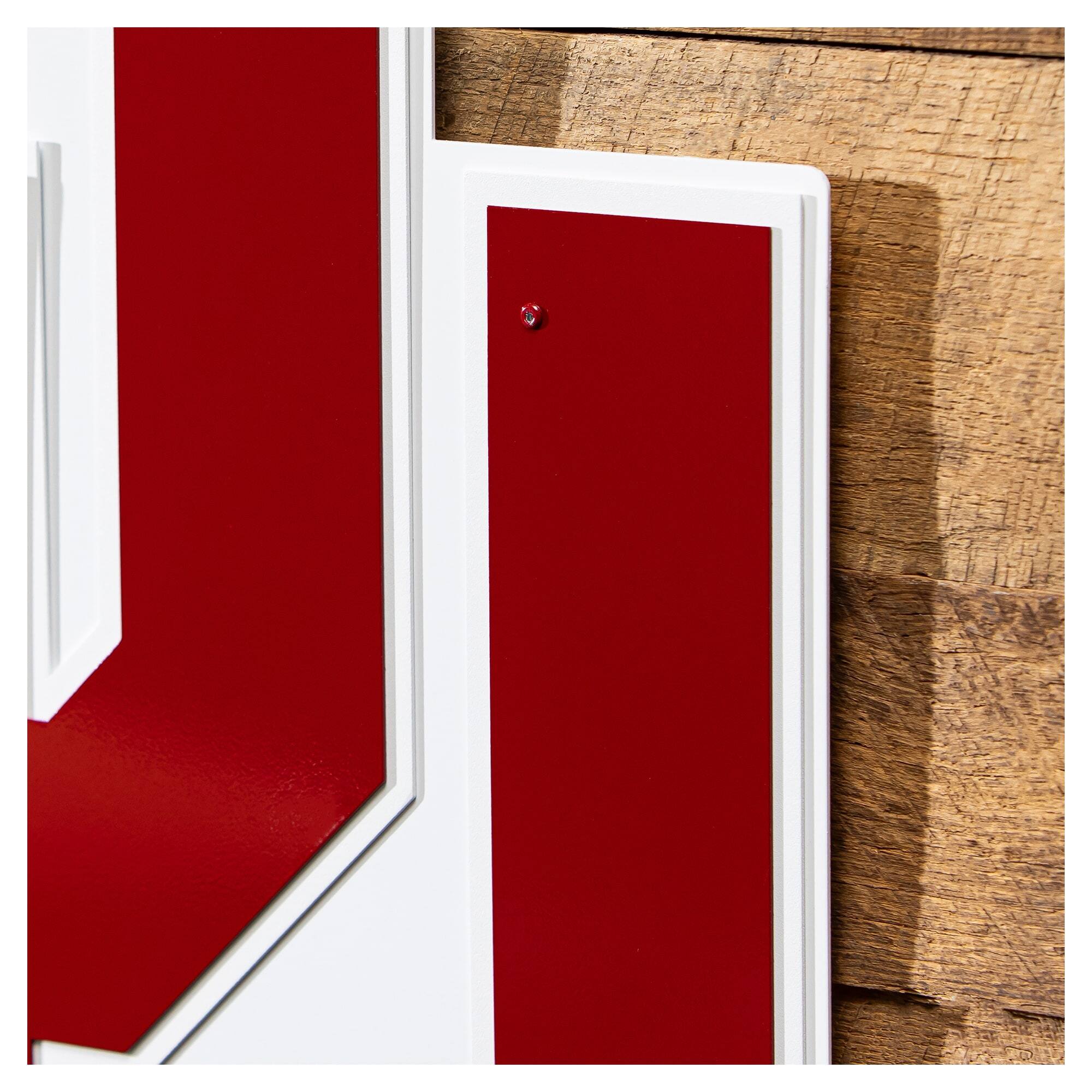Alt View 2. Evergreen Enterprises - Oklahoma Sooners 23" Layered Metal Wall Art Sign - Multicolor.