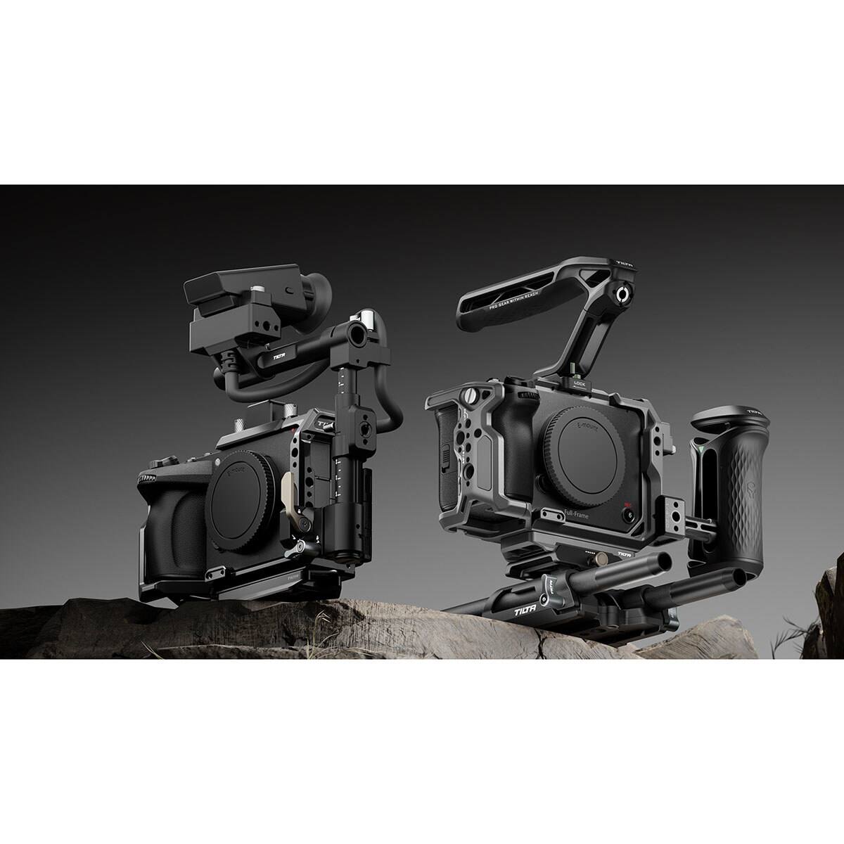 Alt View 4. Tilta - Tilta Full Camera Cage for Sony FX5 - Titanium Gray.