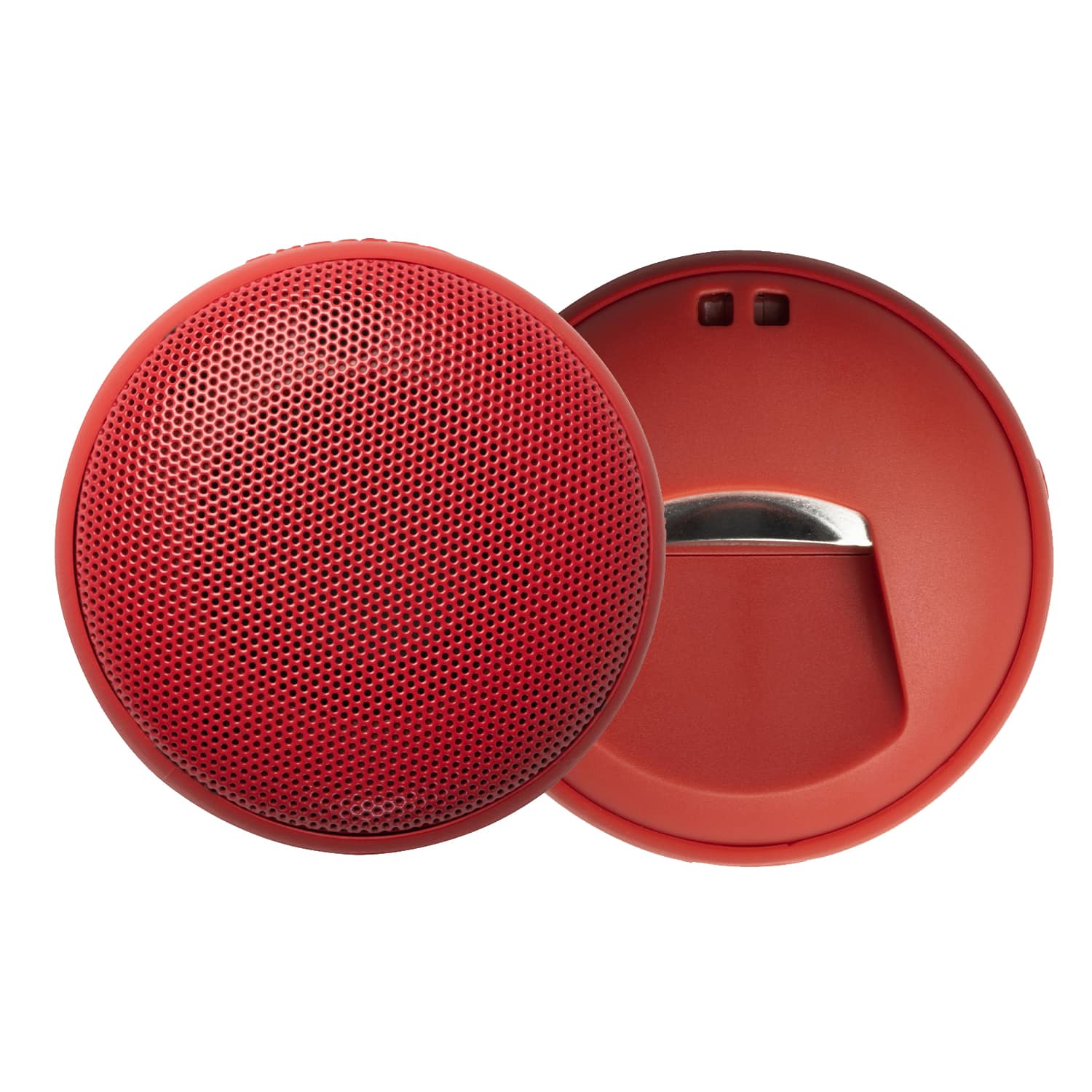 Angle Zoom. Speaqua - Cruiser H2.0 Portable Waterproof Compact Bluetooth Speaker with Bottle Opener - Snapper Red.