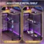 Adjustable Metal Shelf - 3 Heights Inclined