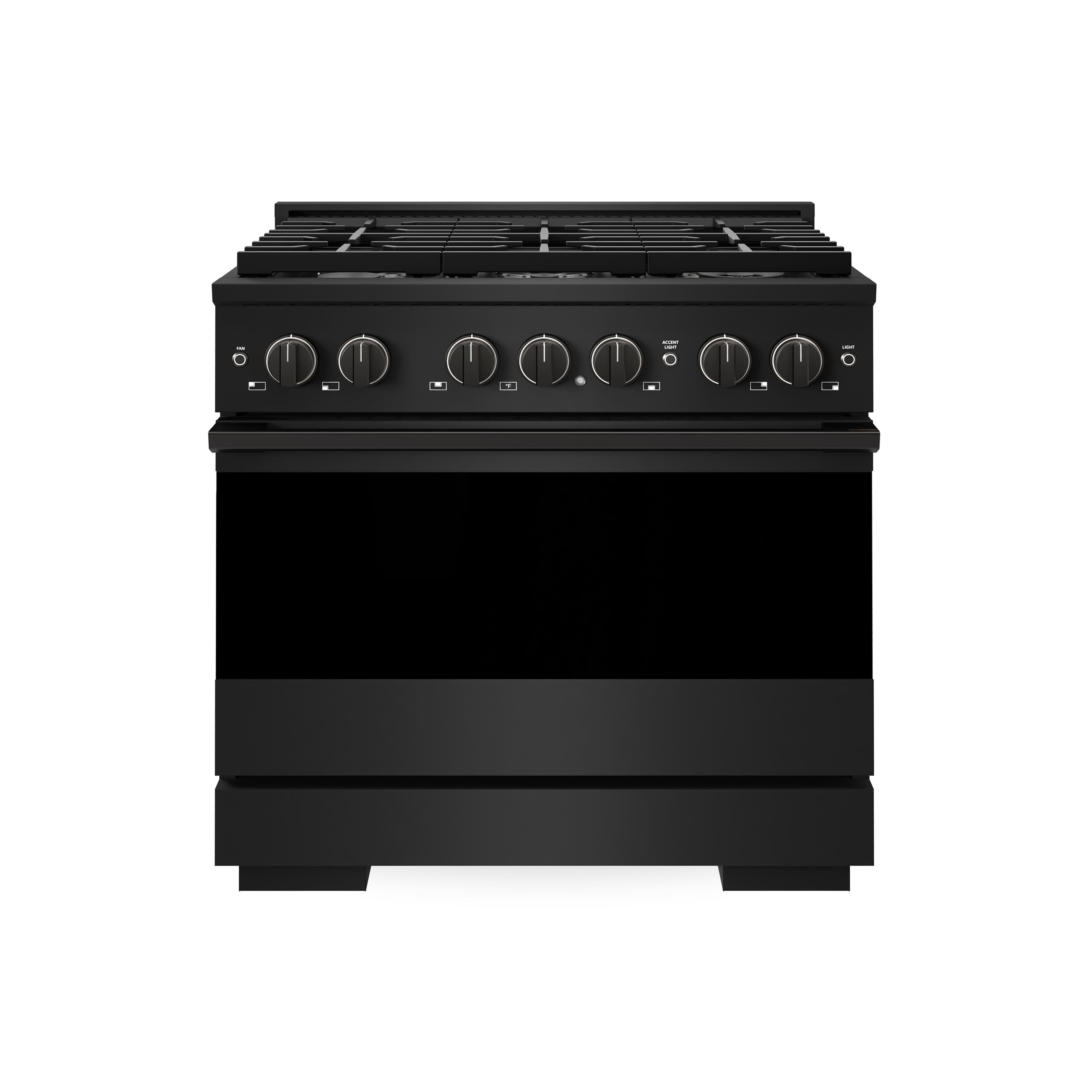 ZLINE - 36 in. 5.2 cu. ft. Marino Freestanding Gas Range with 6 Burner Cooktop and Convection Gas Oven in Black Stainless Steel - Black Stainless Steel price history on PriceWatchPro