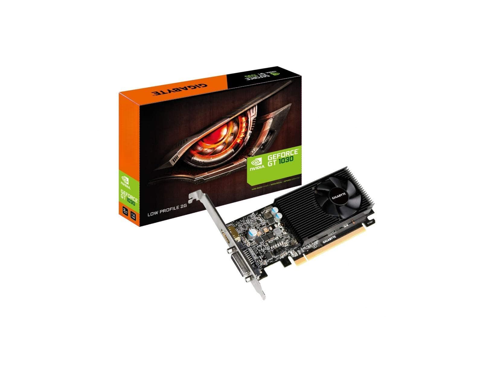 Dazzling Pops - GIGABYTE GV N1030D4 2GL GeForce GT 1030 Low Profile D4 2G Computer Graphics Card