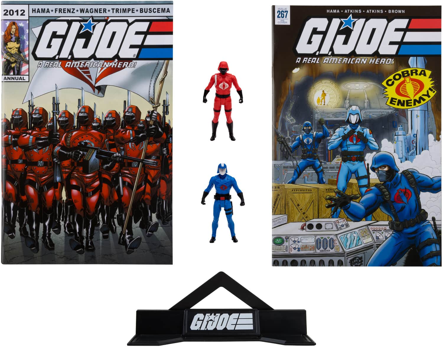 McFarlane Toys - G.I. Joe - Page Punchers - 3" Cobra Commander and Crimson Guard Figures with Comics 2-Pack - COLLECTABLES - Multicolor