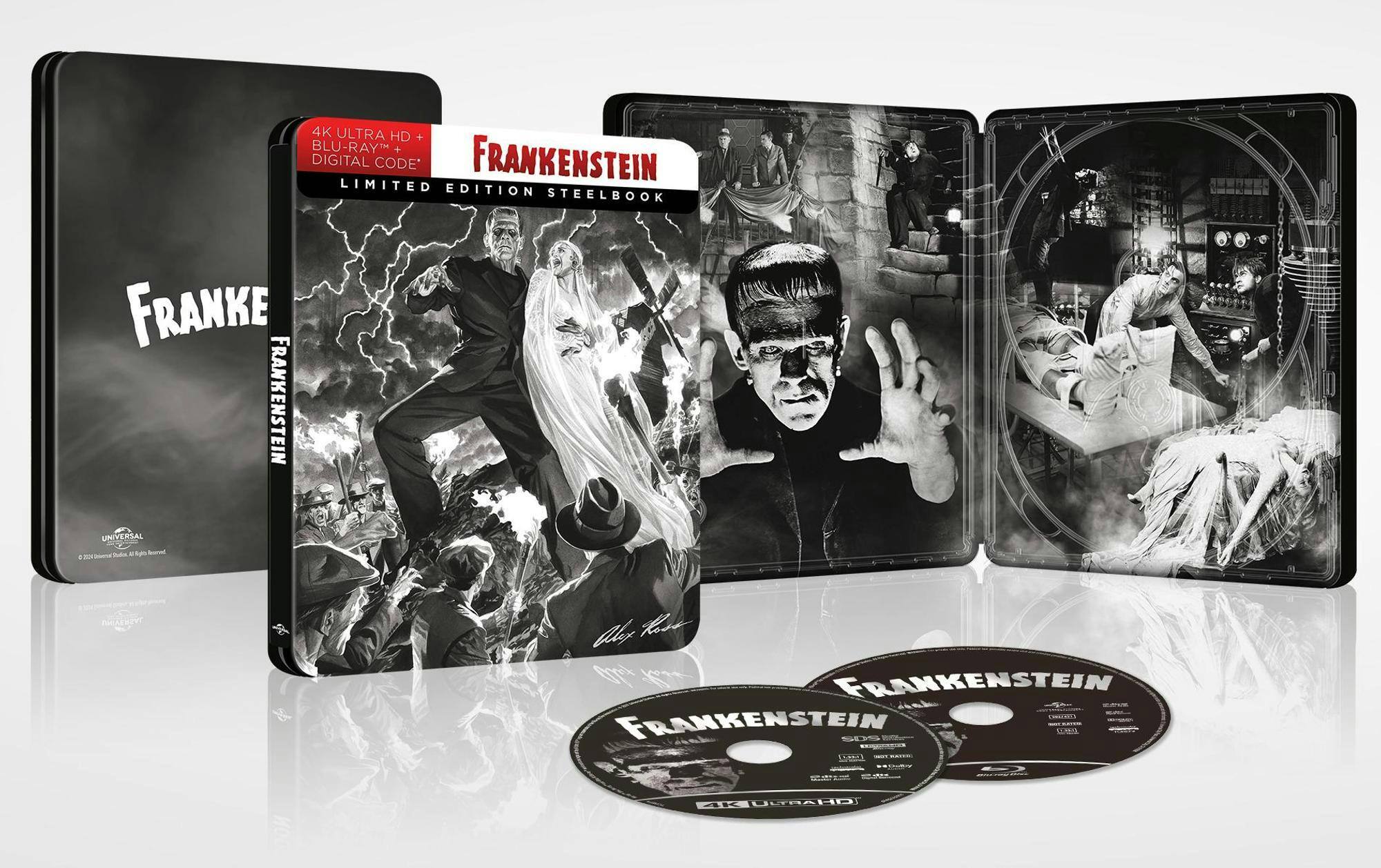 Frankenstein (Limited Edition 4K Ultra HD Steelbook + Blu-ray + Digital) [UHD] [4K Ultra HD Blu-ray]