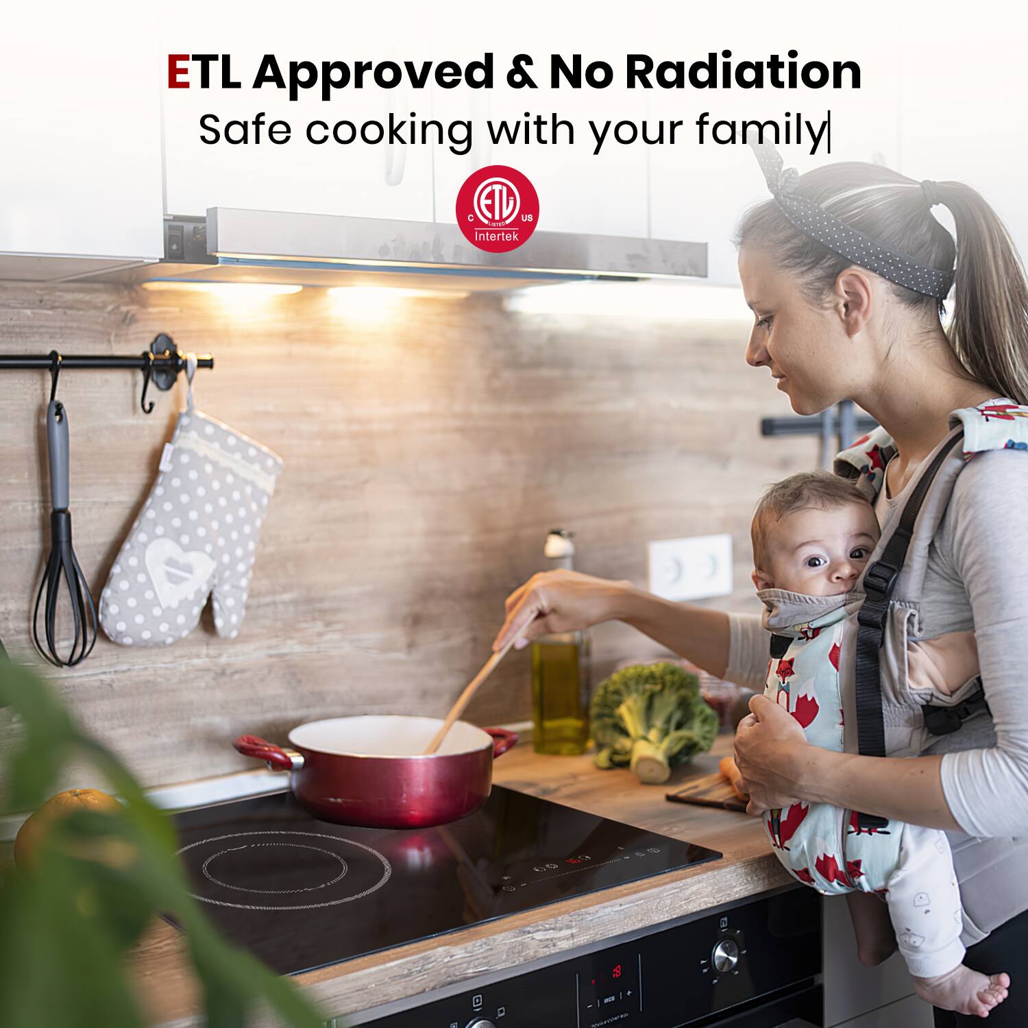 ETL Approved & No Radiation Safe cooking with your family | ETL us Intertek