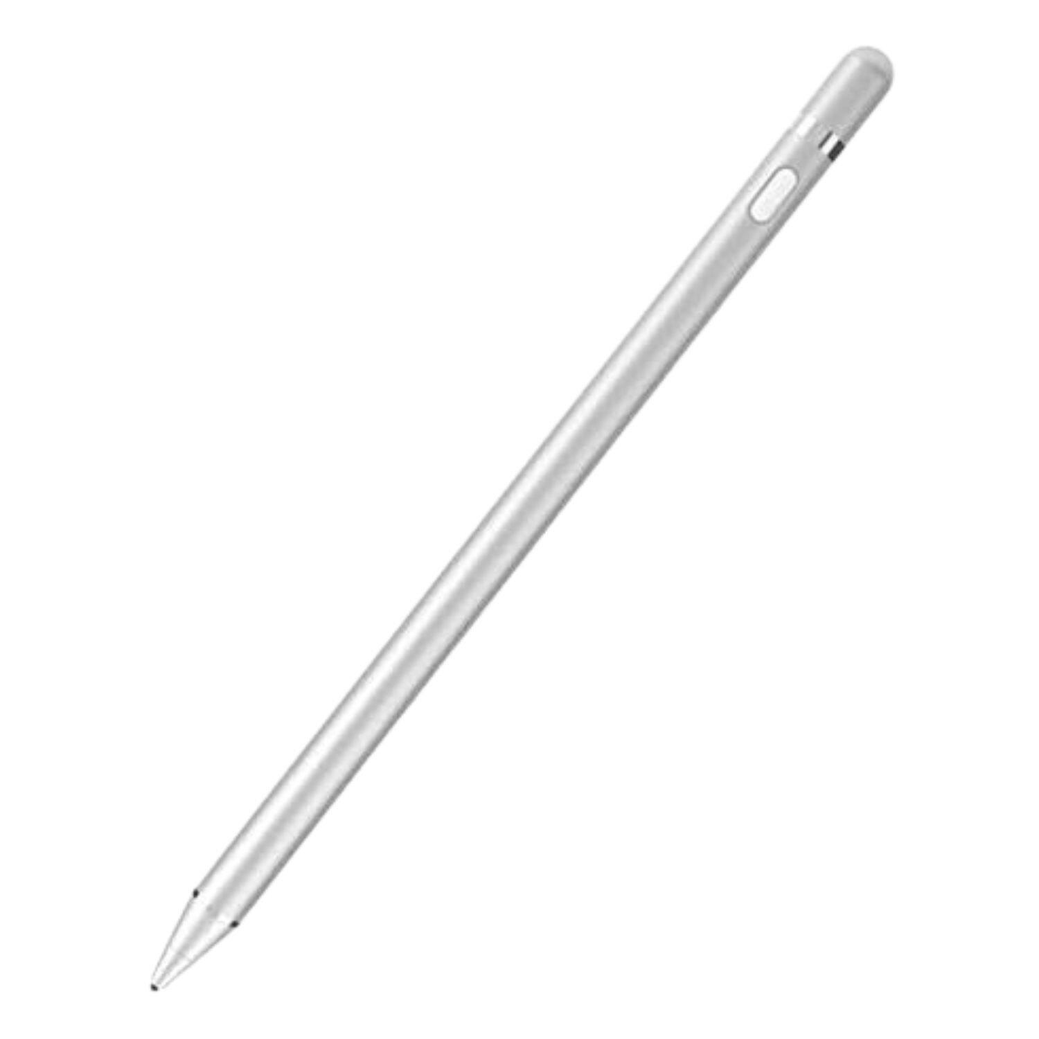 Front. Stock Preferred - Universal Stylus Pen for iPad, iPhone, Android, and Tablets - Silver.