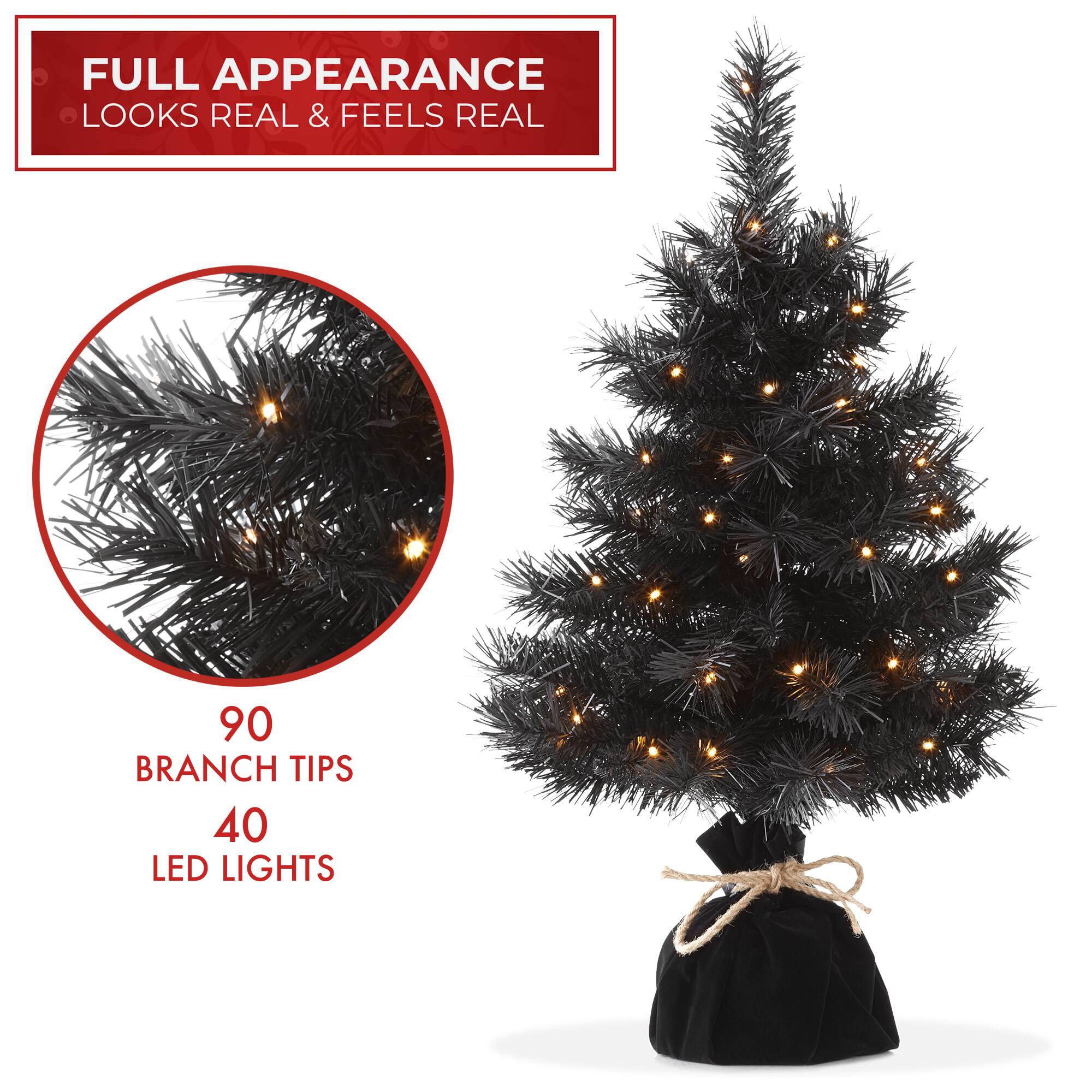 FULL APPEARANCE  
LOOKS REAL & FEELS REAL  

90 BRANCH TIPS  
40 LED LIGHTS