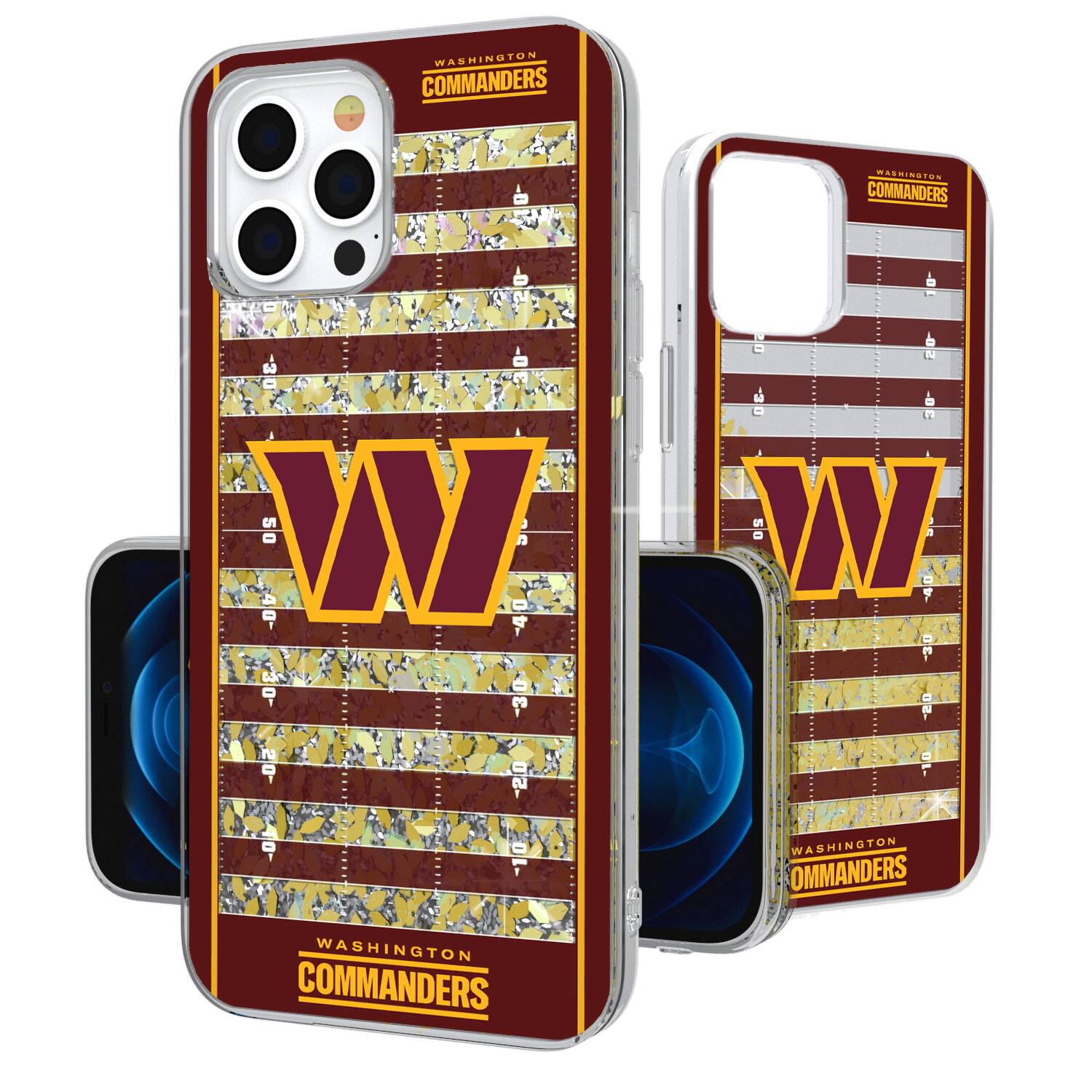 Keyscaper - NFL - Washington Commanders iPhone Field Design Glitter Case - 15 Pro Max - Multicolor price history on PriceWatchPro