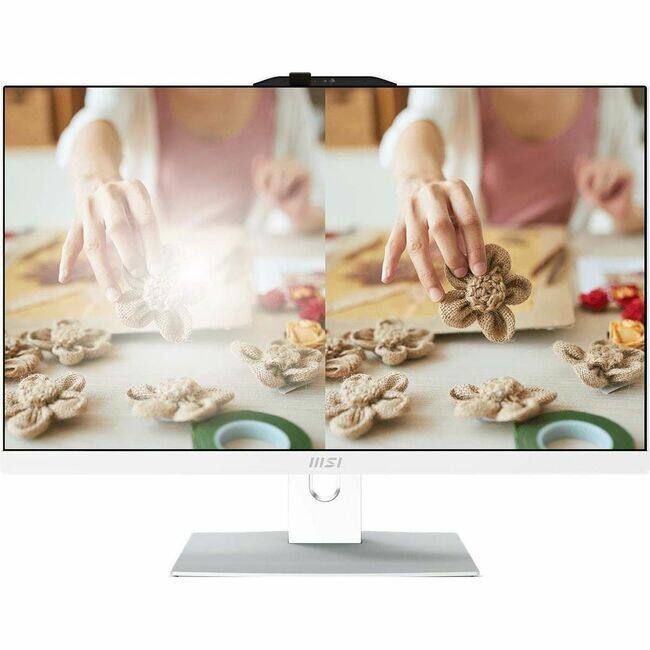 MSI - Modern AM272P-821US 27" display All-in-One PC- Intel Core 5 120U - 16 GB - 1 TB SSD - WIN 11 PRO - Intel Chip - 1920 - Black