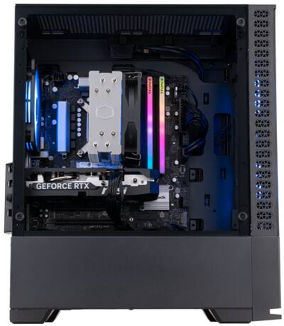 ADVANCED BATTLESTATIONS ABS Cyclone Aqua Gaming PC Windows 11 ADVANCED BATTLESTATIONS ABS Cyclone Aqua Gaming PC Windows 11