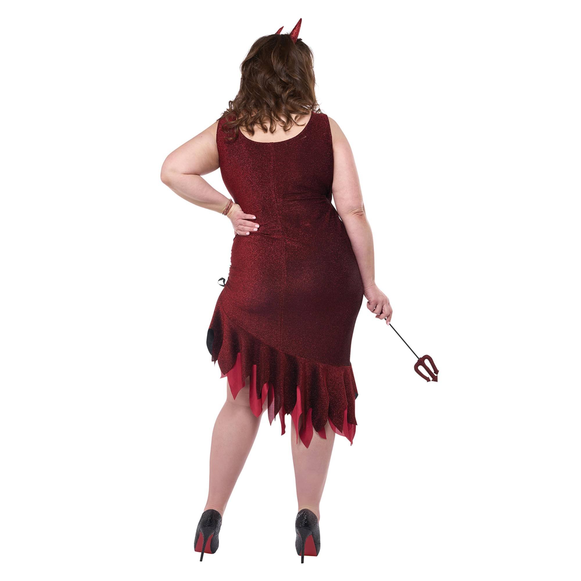 Alt View 10. California Costumes - Red-Hot & Sizzling Women's Plus Size Adult Costume | 2XL - Multi-Colored.