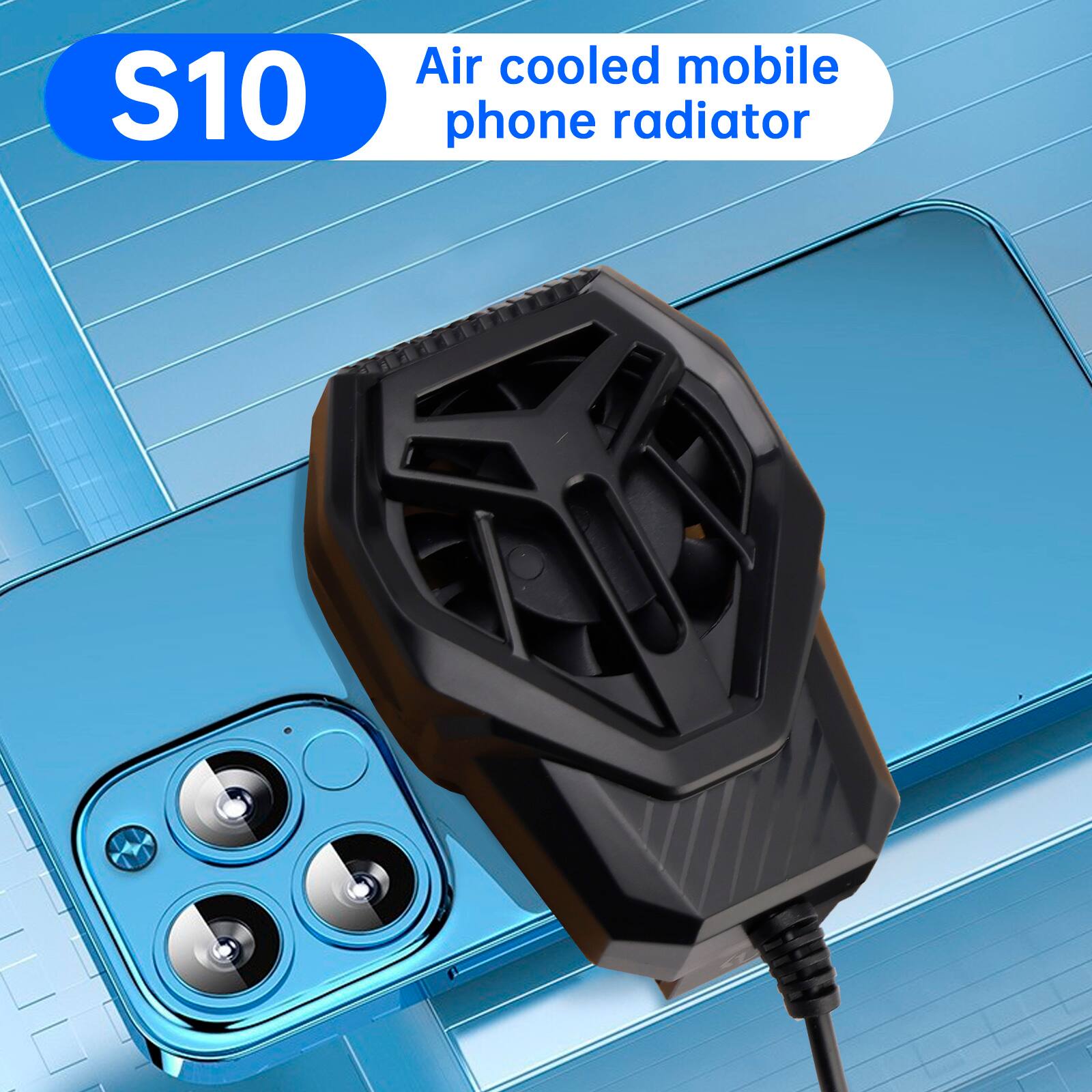 Artudatech Phone Cooler with Clip-On Fan for Gaming and Streaming - Black Artudatech Phone Cooler with Clip-On Fan for Gaming and Streaming - Black