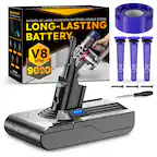 Strong Compatible
BATERÍA DE LARGA DURACIÓN / BATTERIE LONGUE DURÉE / LONG-LASTING BATTERY
V8 SV10
9000 mAh
BATERÍA DE LARGA DURACIÓN / BATTERIE LONGUE DURÉE / LONG-LASTING BATTERY
V8 SV10
9000 mAh