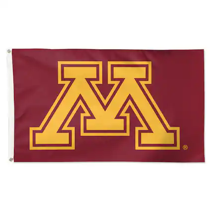 Front. WinCraft - Minnesota Golden Gophers 3' x 5' Primary Logo Single-Sided Flag - Multicolor.