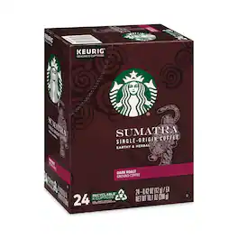 Starbucks - Sumatra 0.4 oz Coffee K-Cups - Sumatran (24/Box)