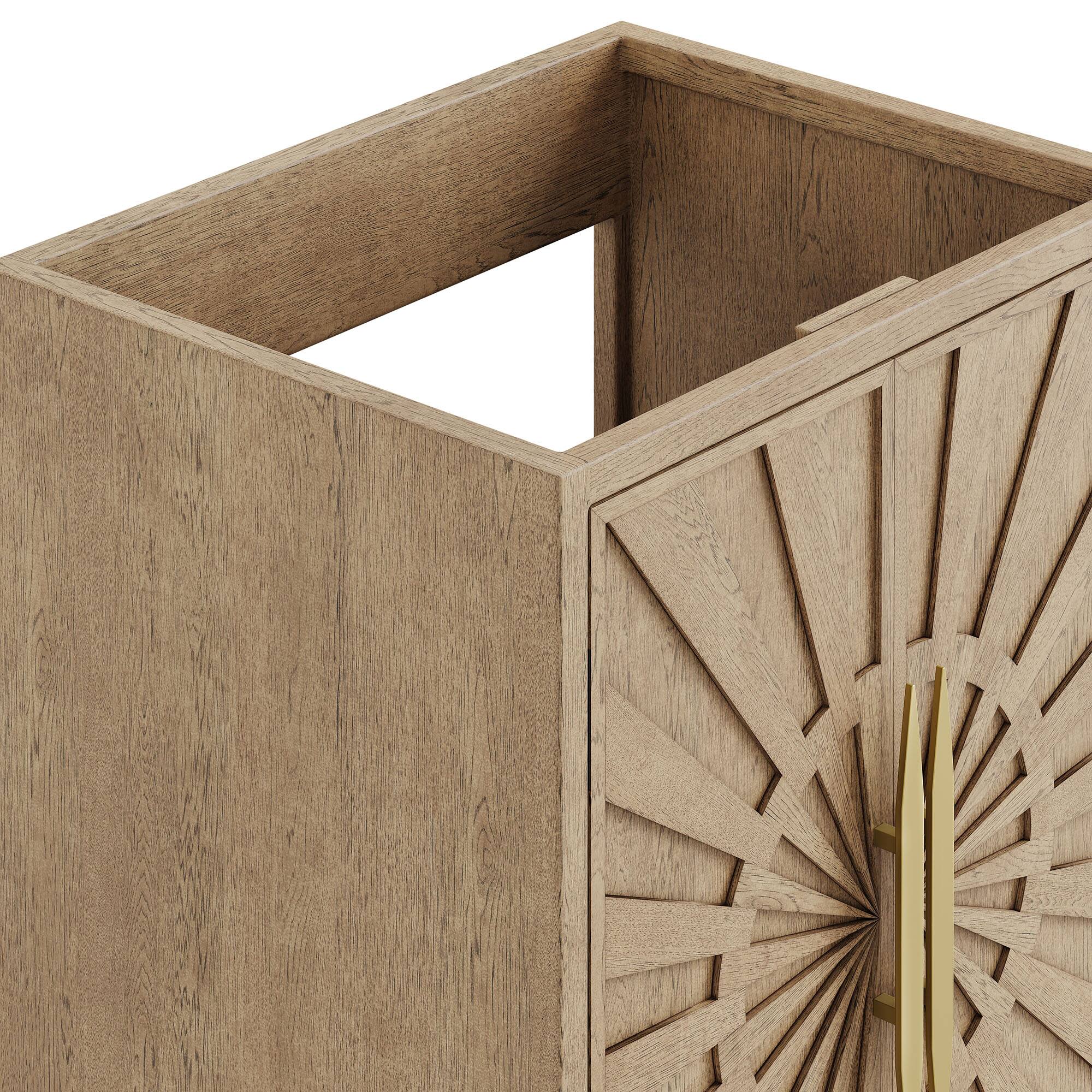 Alt View 5. Modway - Awaken 24" Bathroom Vanity Cabinet by Modway - Oak.