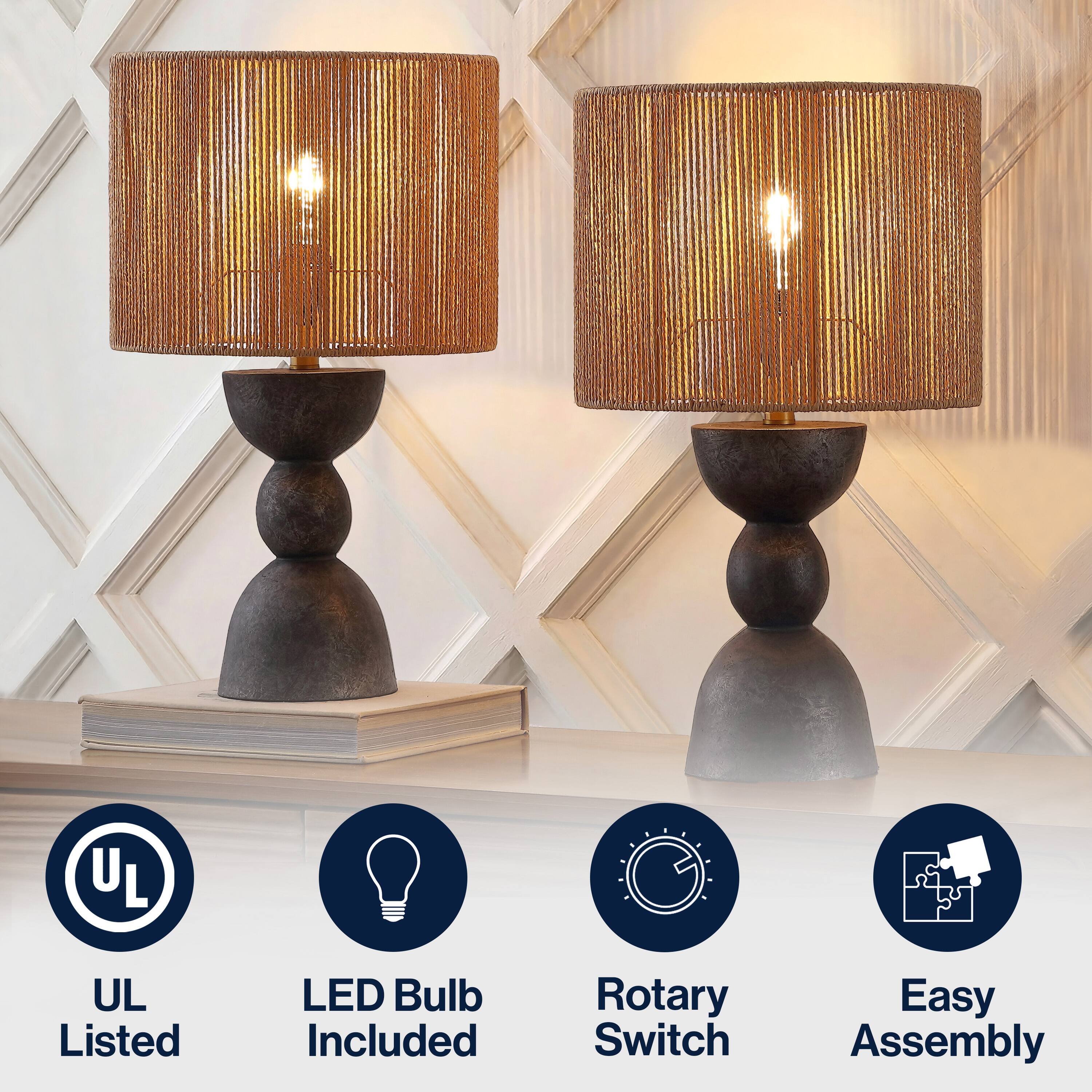 UL Listed LED Bulb Included Rotary Switch Easy Assembly