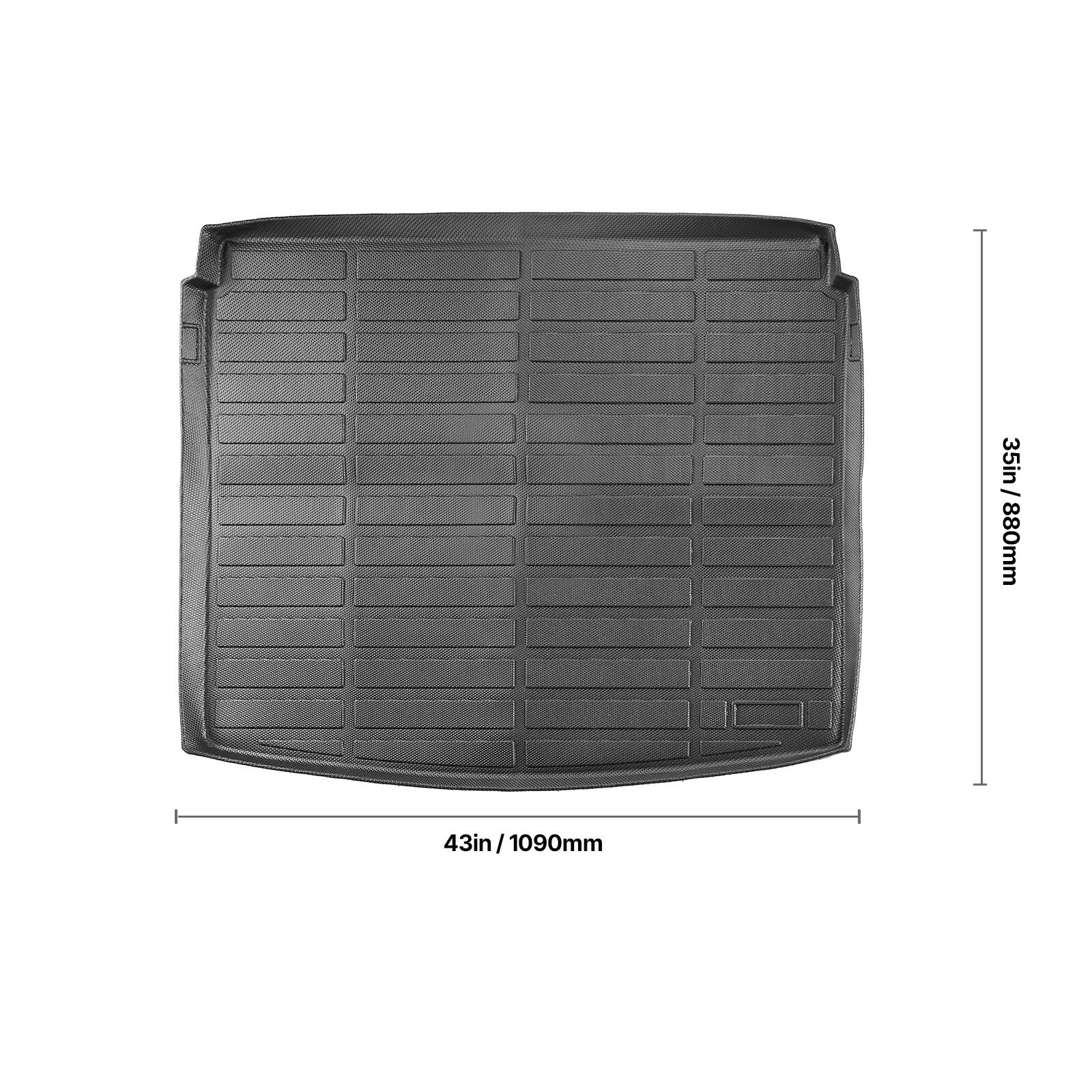35in / 880mm  
43in / 1090mm