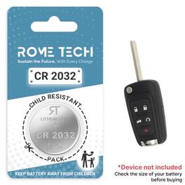 RomeTech - Replacement Battery for Key Fob - GMC Terrain 2010-2022 - 2 Pack