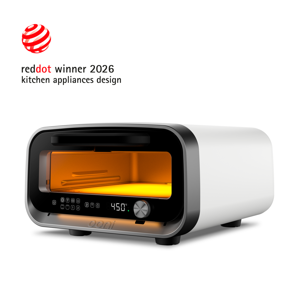 Ooni - Volt 2 Indoor Electric Pizza Oven Polar - White