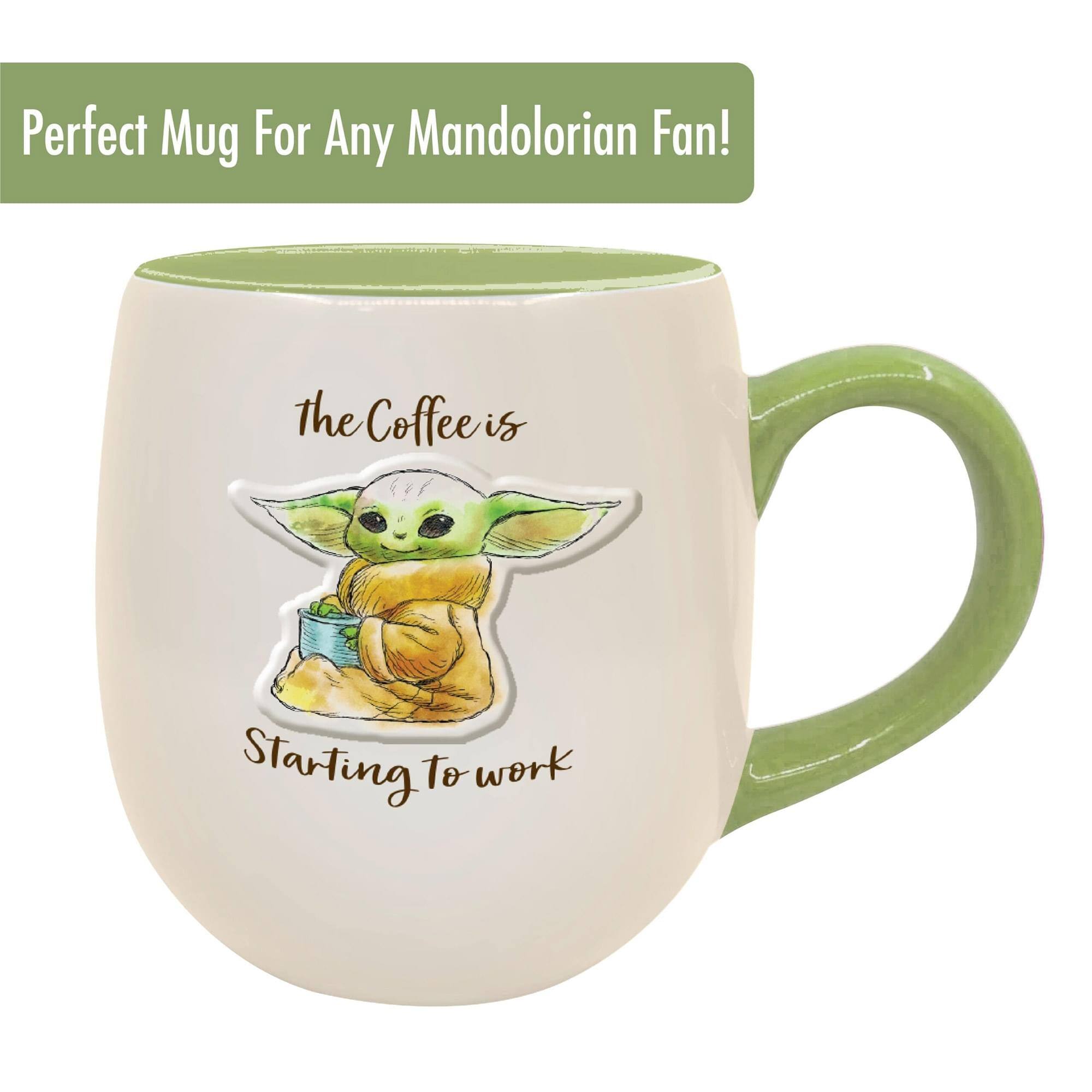 Perfect Mug For Any Mandalorian Fan!

The Coffee is Starting To Work