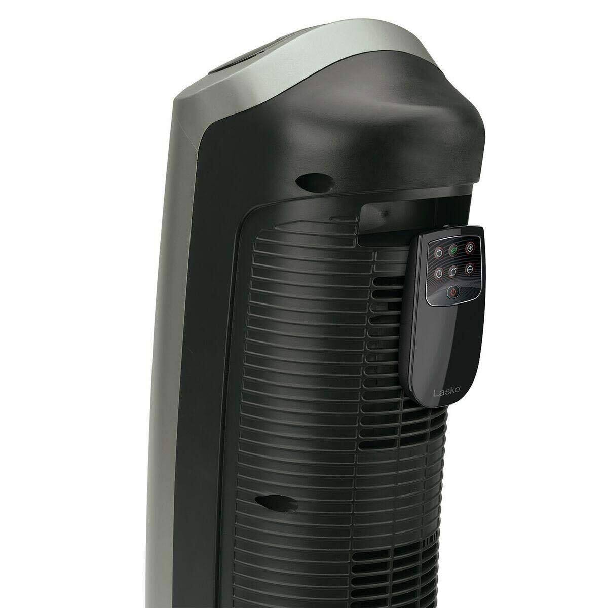 Alt View 2. Lasko - Oscillating Ceramic Heater 5538 - Grey.