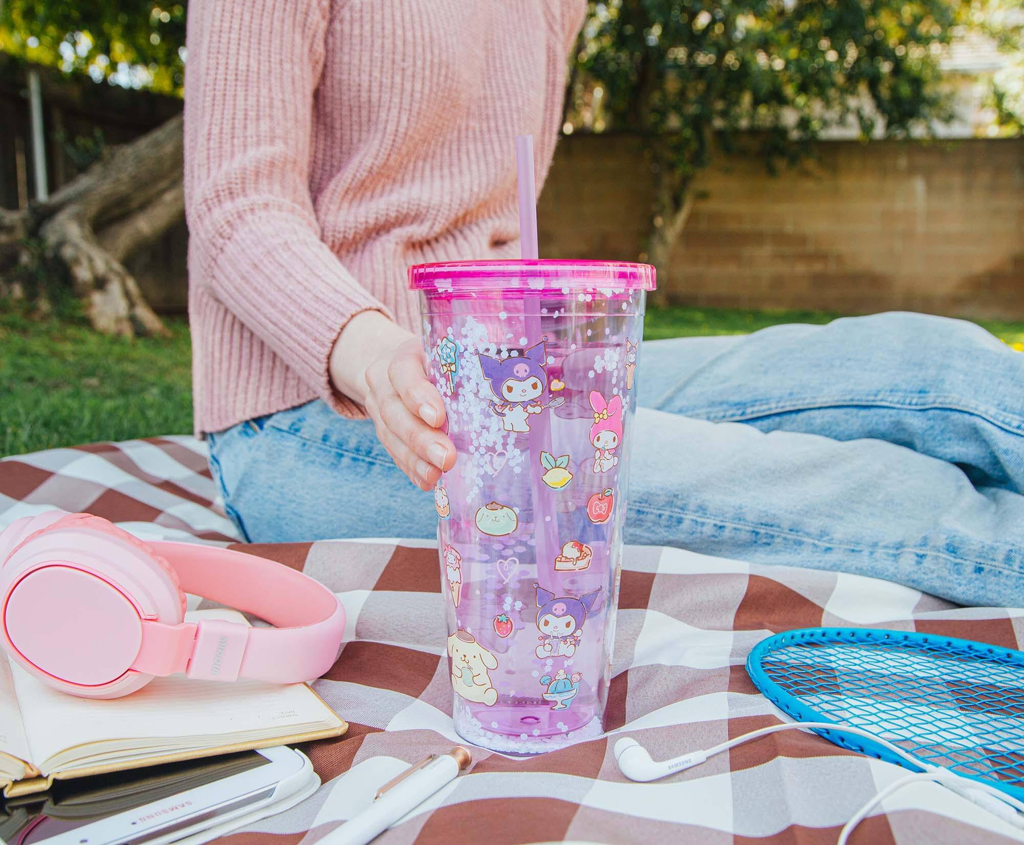 Alt View 3. Hello Kitty - Sanrio Hello Kitty and Friends Toss Confetti Carnival Cup | Holds 32 Ounces - Purple.