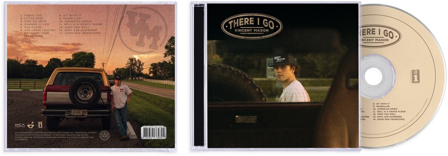**Album Cover:**

1. THERE I GO
2. LITTLE MISS
3. SINK OR SWIM
4. OLD PLAME
5. SHE LOVES LEAVING
6. SIT WITH IT
7. AMERICAN SPIRIT
8. HELL IS A DANCE FLOOR
9. DAYS ARE NUMBERED
10. WISH YOU WELL
11. GOOD RUN (WORKTAPE)
12. EVERYTHING

**CD Label:**

1. THERE I GO
2. LITTLE MISS
3. SINK OR SWIM
4. OLD PLAME
5. SHE LOVES LEAVING
6. SIT WITH IT
7. AMERICAN SPIRIT
8. HELL IS A DANCE FLOOR
9. DAYS ARE NUMBERED
10. WISH YOU WELL
11. GOOD RUN (WORKTAPE)
12. EVERYTHING

**Back Cover:**

- MCA Records
- MCA Nashville
- Distributed by MCA Records
- Copyright 2000 MCA Records, Inc.
- All rights reserved. Unauthorized duplication is a violation of applicable law.
- Produced by Vincent Mason
- Recorded at Studio 606,