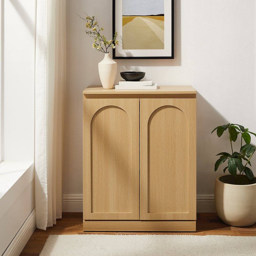 Alt View 9. Crosley Furniture - Marco Kitchen Storage Cabinet - Ash.