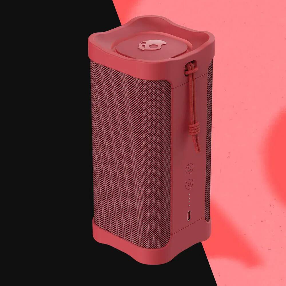 Alt View 2. Skullcandy - Skullcandy TRAINXLRED Terrain XL Wireless Bluetooth Speaker - Astro Dust - Black.