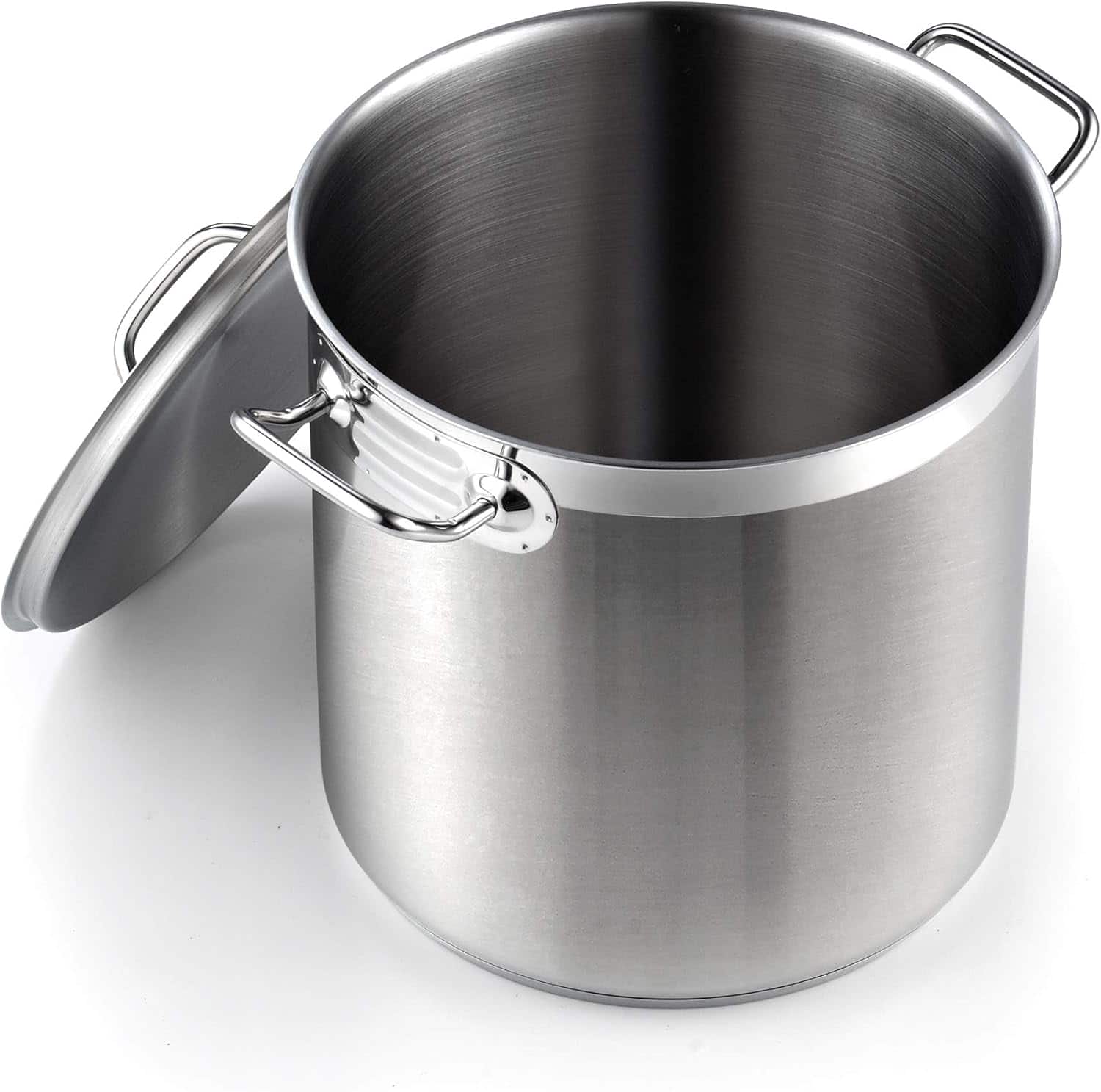 Cooks Standard - Professional 11 qt S/S Stock Pot with Lid | Large Cooking Pasta, Soup, Spaghetti, Oven & Dishwasher Safe, for Canning - Stainless Steel